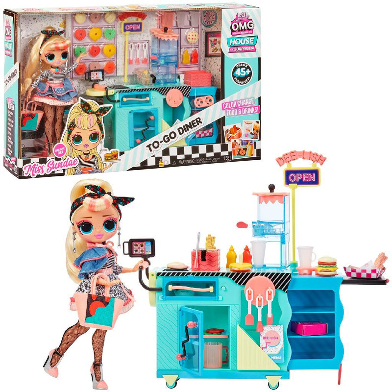 Load image into Gallery viewer, L.O.L. Surprise L.O.L Surprise O.M.G. House To-Go Diner Speelset

