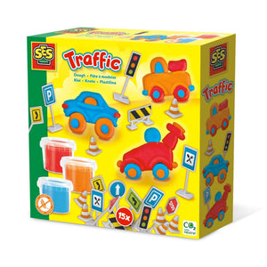 Ses creative ses klei verkeer - 3 kleipotjes