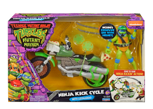 Boti teenage mutant ninja turtles ninja kick cycle motor met leonardo