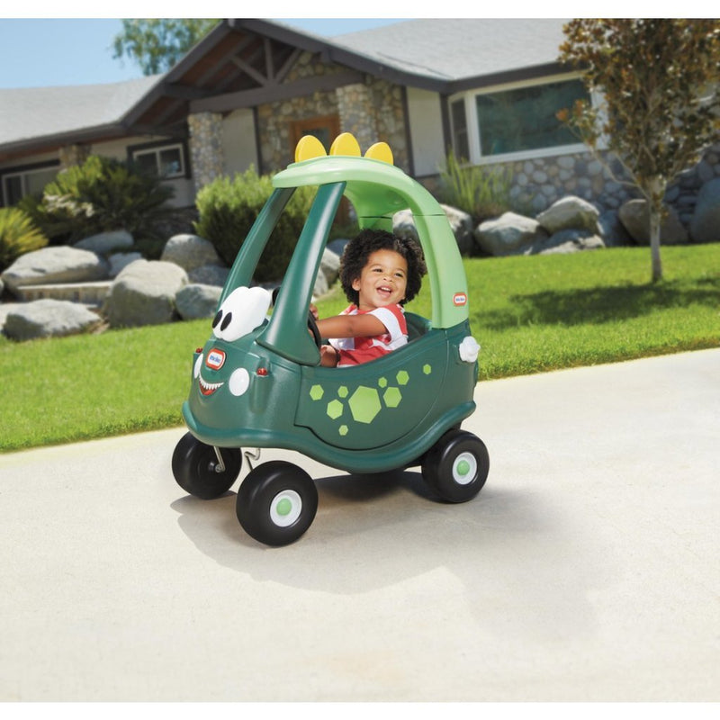 Load image into Gallery viewer, Little tikes cozy coupe loopauto dino 72x44x92 cm groen

