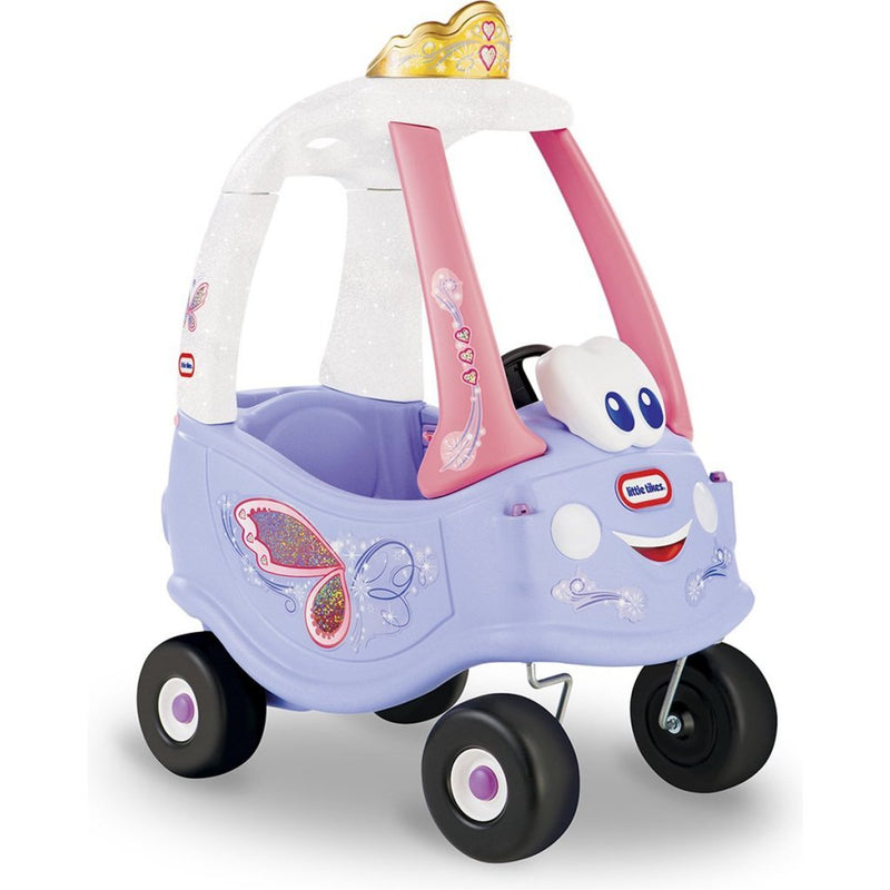 Load image into Gallery viewer, Little tikes cozy coupe fairy loopauto 75x42x86 cm roze paars
