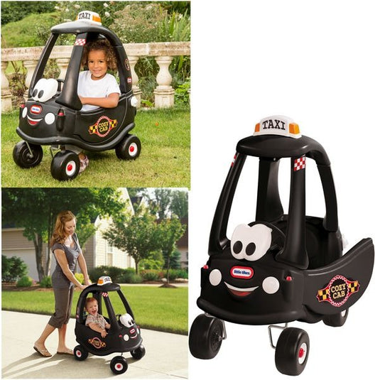 Little tikes cozy coupe taxi loopauto zwart