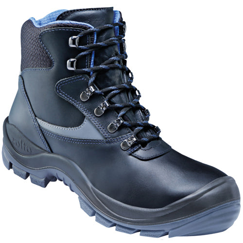 Atlas werkschoen ergo-med 500 blueline hoog s3 + kn | zwart w13 | maat 41 - 00.012.131.41