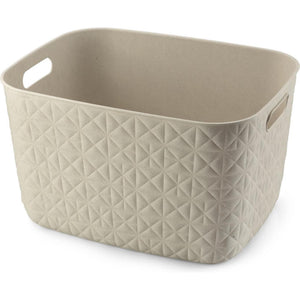 Curver softex opbergmand l - 19l krijtwit 38x29x22cm