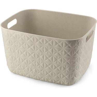 Curver softex opbergmand l - 19l krijtwit 38x29x22cm