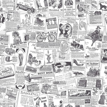 Noordwand Homestyle Behang Papers zwart en wit
