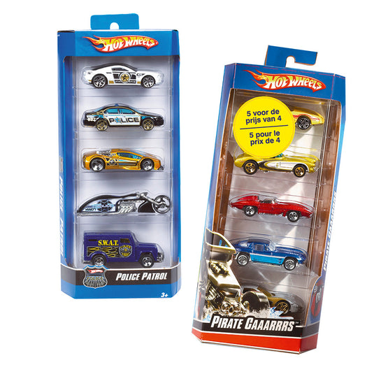 Mattel hot wheels car 5-pack