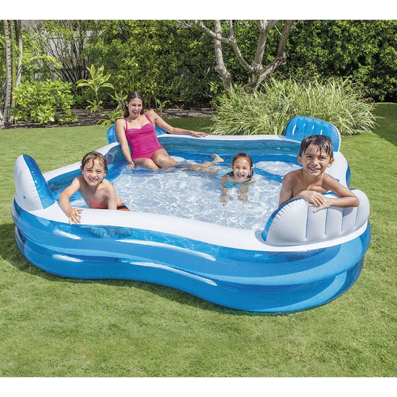 Load image into Gallery viewer, Intex 56475np family lounge pool 229x229cm
