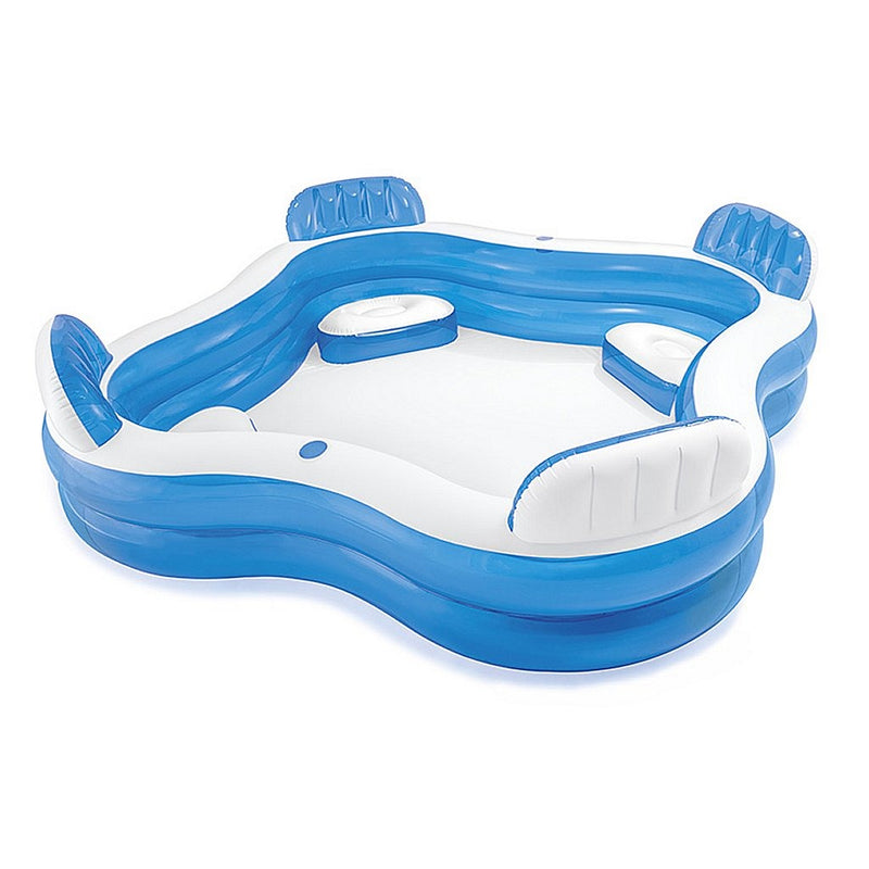 Load image into Gallery viewer, Intex swim center family lounge opblaaszwembad - 229 x 229 x 66 cm
