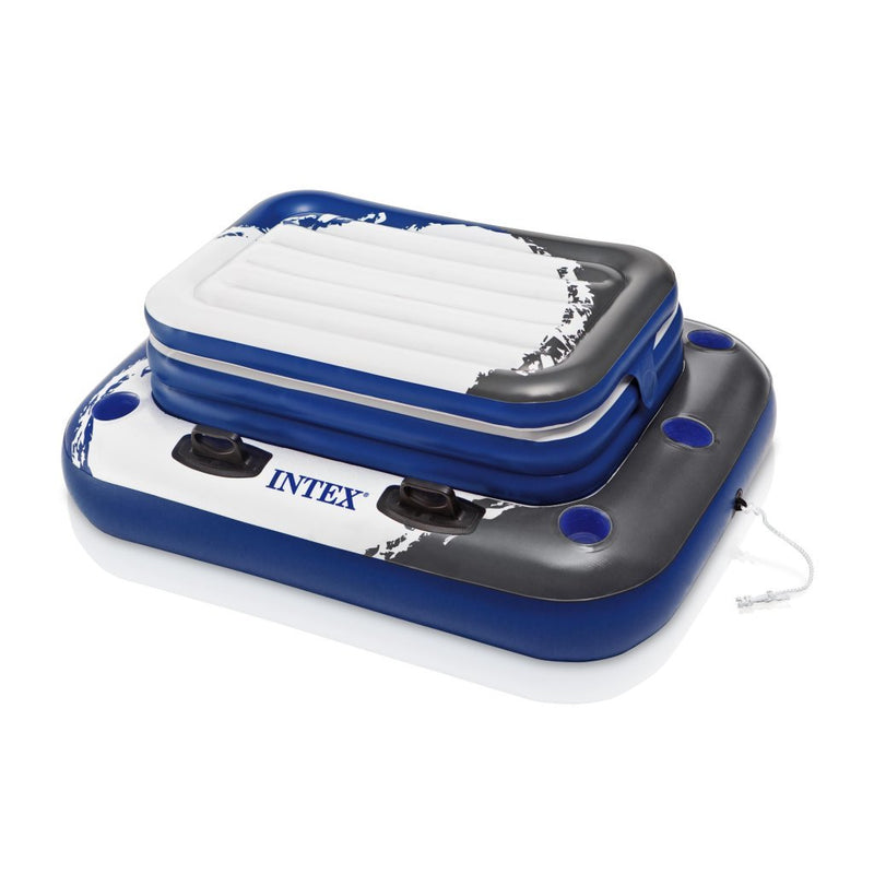 Load image into Gallery viewer, Opblaasbare koelbox met flessenhouders
