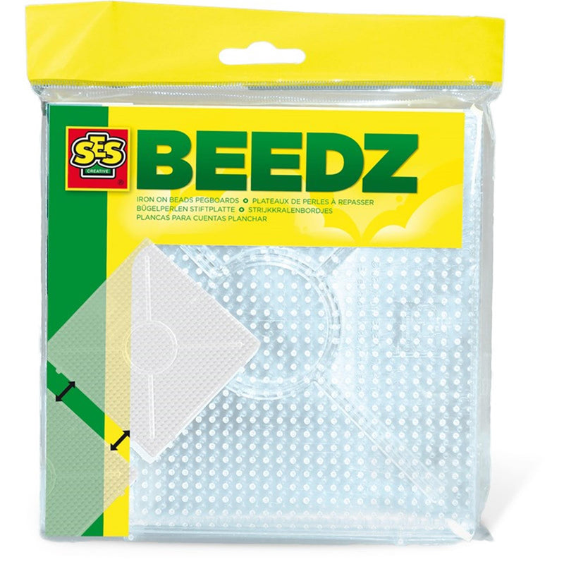 Load image into Gallery viewer, SES Strijkkralen Koppelbordjes Wit
