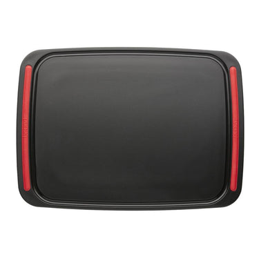 Brund easy cut snijplank 41x30x0.8 cm zwart rood