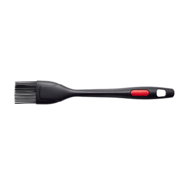 Brund siliconen borstel 27 cm zwart rood
