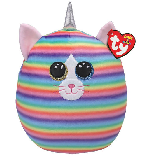 Ty squish a boos knuffelkussen kat heather 31 cm