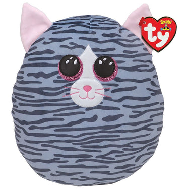 Ty squish a boos knuffelkussen kat kiki 31 cm