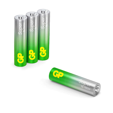 Gp super alkaline aaa-batterijen 4pk