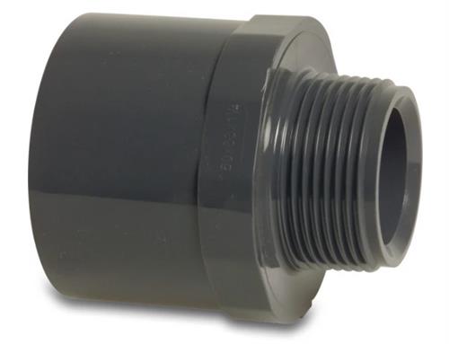 Pvc puntstuk 50 63mm x 1.1 4 10 bar