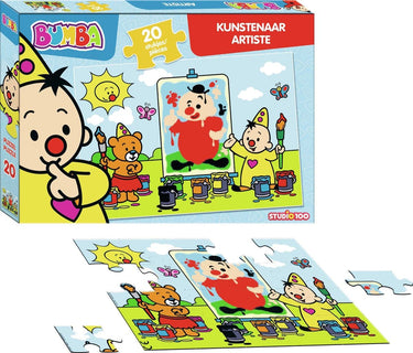 Studio 100 bumba puzzel kunstenaar, 20st.