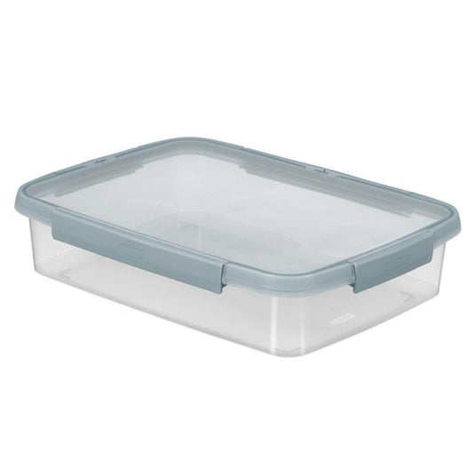 Curver smart fresh eco vershouddoos 3,5l laag smokey grey transparant