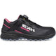 Hks werkschoen airguard pink black boa s3l laag | zwart | maat 42 - 4040005667422