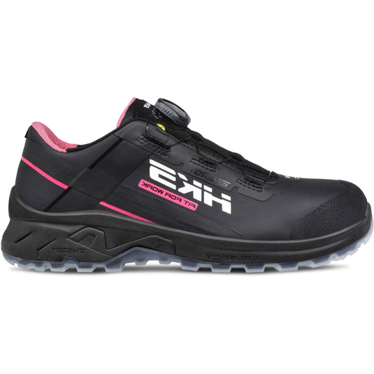 Hks werkschoen airguard pink black boa s3l laag | zwart | maat 36 - 4040005667361
