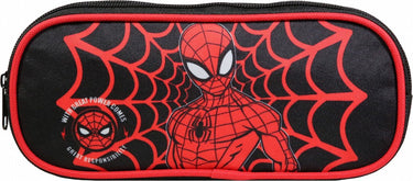 Jim jam etui spiderman pennenetui 2 vakken met 2 ritsen