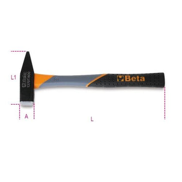 Beta bankhamer 1370t bankhamer | kunststof | 27 mm | 500 gram - 013700650