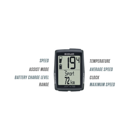 Sigma sport sigma fietscomputer eox view 700