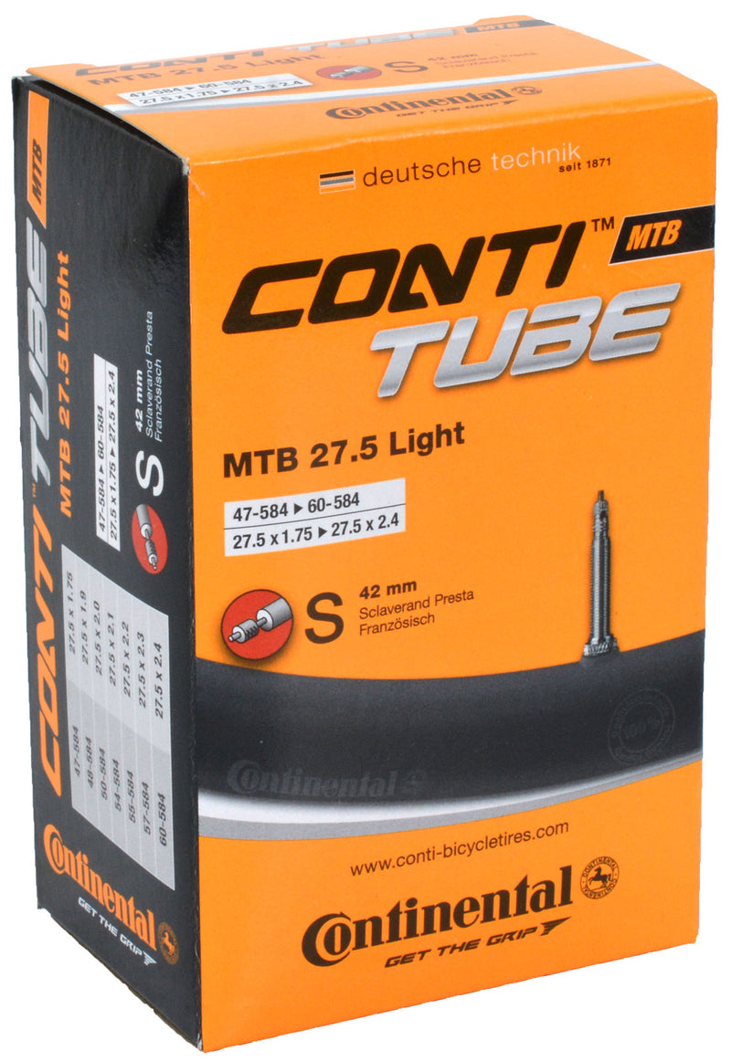 Load image into Gallery viewer, Continental mtb 27.5 light s42 tube
