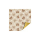 Kassaplan coated cadeaupapier dubbelzijdig 50cm 100m little bear beige goud