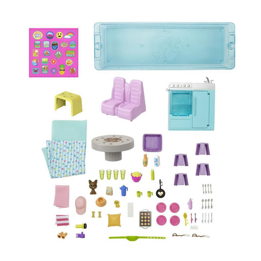 Barbie dreamcamper speelset