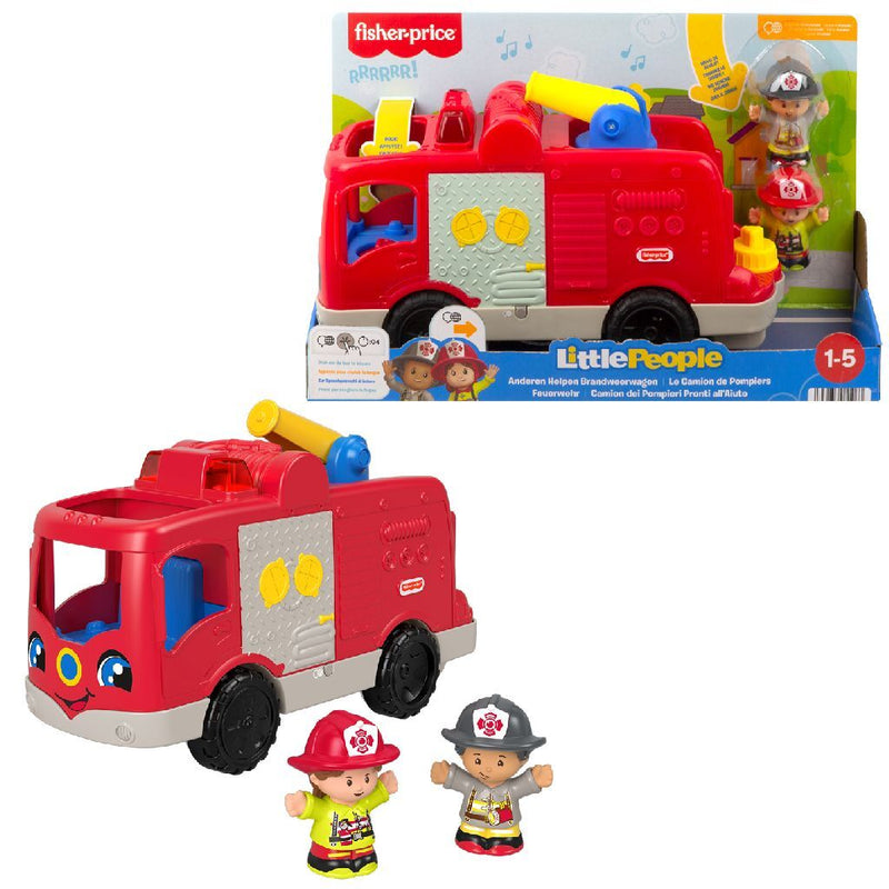 Load image into Gallery viewer, Fisher Price Little People Brandweerauto
