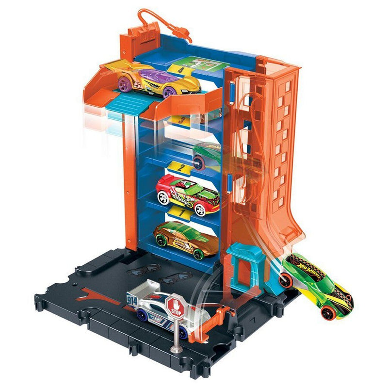 Load image into Gallery viewer, Mattel hot wheels city downtown speelset assorti
