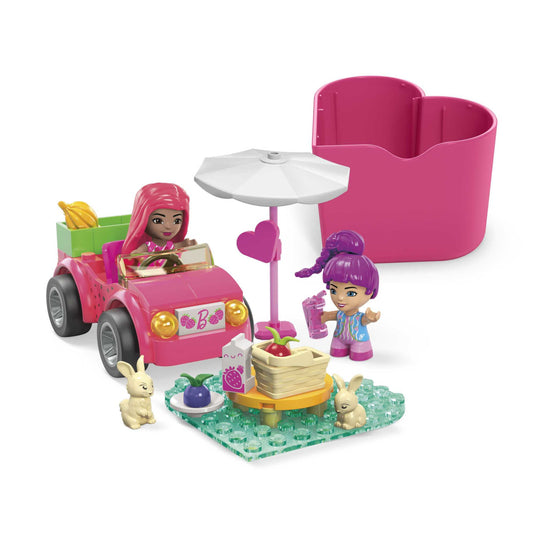 Mega bloks mega barbie color reveal cabrio bouwspeelgoed
