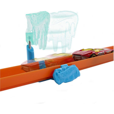 Mattel hot wheels track builder ijzige crashset