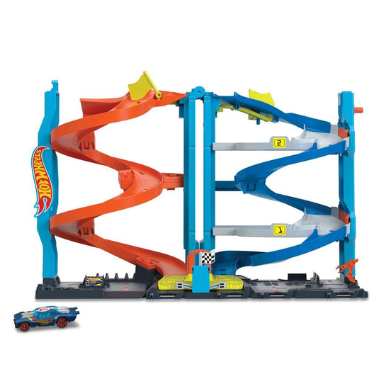 Mattel hot wheels city transforming race tower