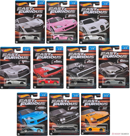 Hot wheels fast furious auto