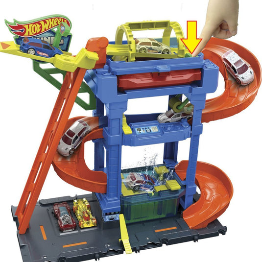 Mattel hot wheels city tunnel twist car wash