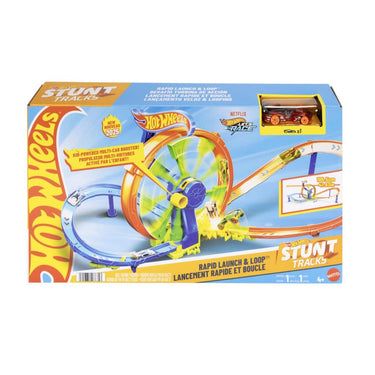 Hot wheels razendsnel lanceren en loopen - loopingbaan