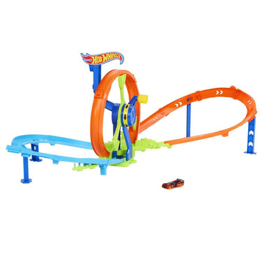 Hot wheels razendsnel lanceren en loopen - loopingbaan