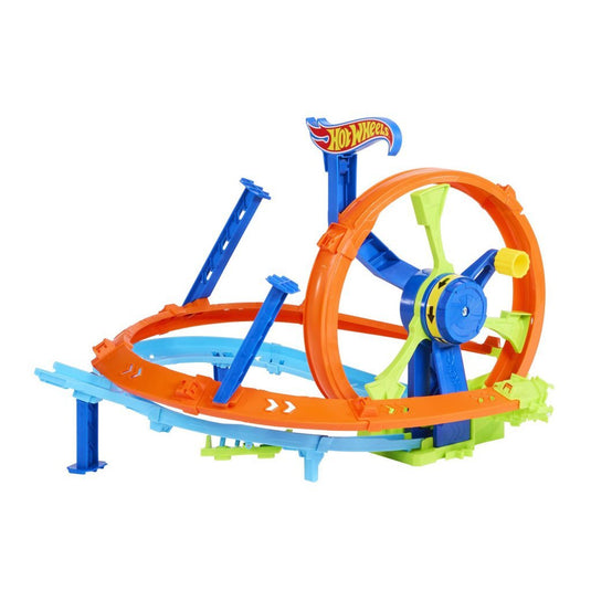 Hot wheels razendsnel lanceren en loopen - loopingbaan