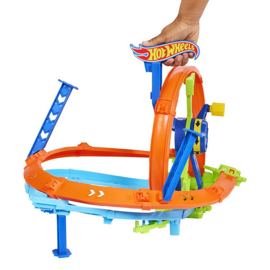 Hot wheels razendsnel lanceren en loopen - loopingbaan