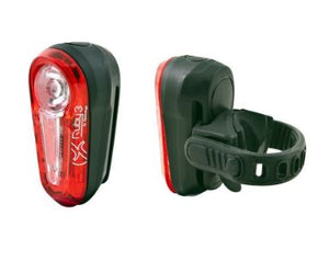 Spanninga Achterlicht Ruby3 XB FLASH 3 LED incl batterijen