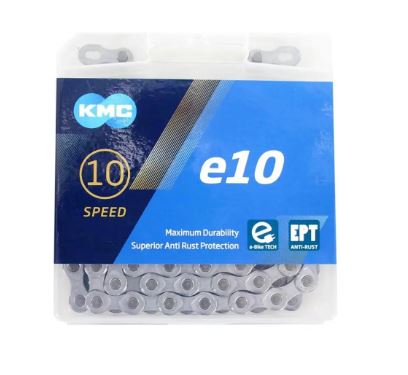 Load image into Gallery viewer, KMC Ketting 10 speed e10 EPT 136 schakels zilver
