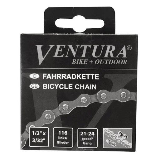 Load image into Gallery viewer, Ventura ketting 8 speed 1 2 x 3 32 116 schakels - inclusief sluitschakel
