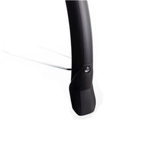 Voorspatbord 28 Lampo 58 mm breed - mat zwart