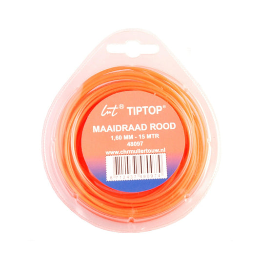 Tiptop trimdraad 1.6mm 15 meter