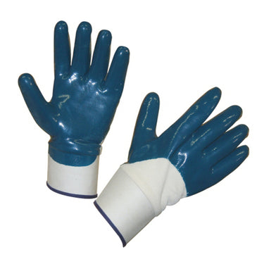 Keron producten handschoen blauw nbr met kap