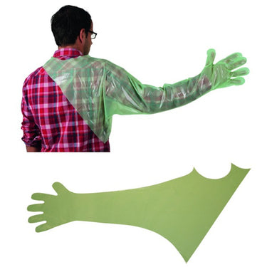 Kerbl producten onderzoekshandschoen vettop met schouderstuk 120cm a 50st