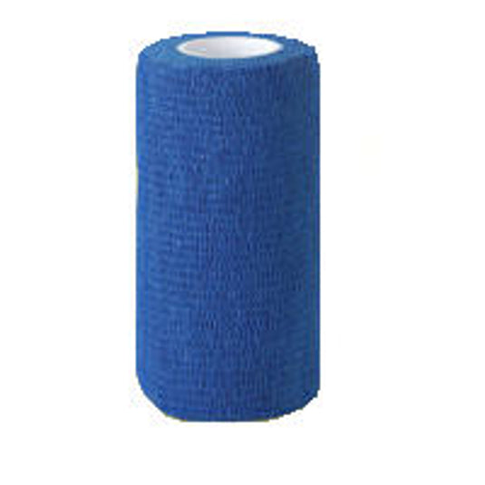 Producten zelfklevende bandage equilastic 10cm blauw